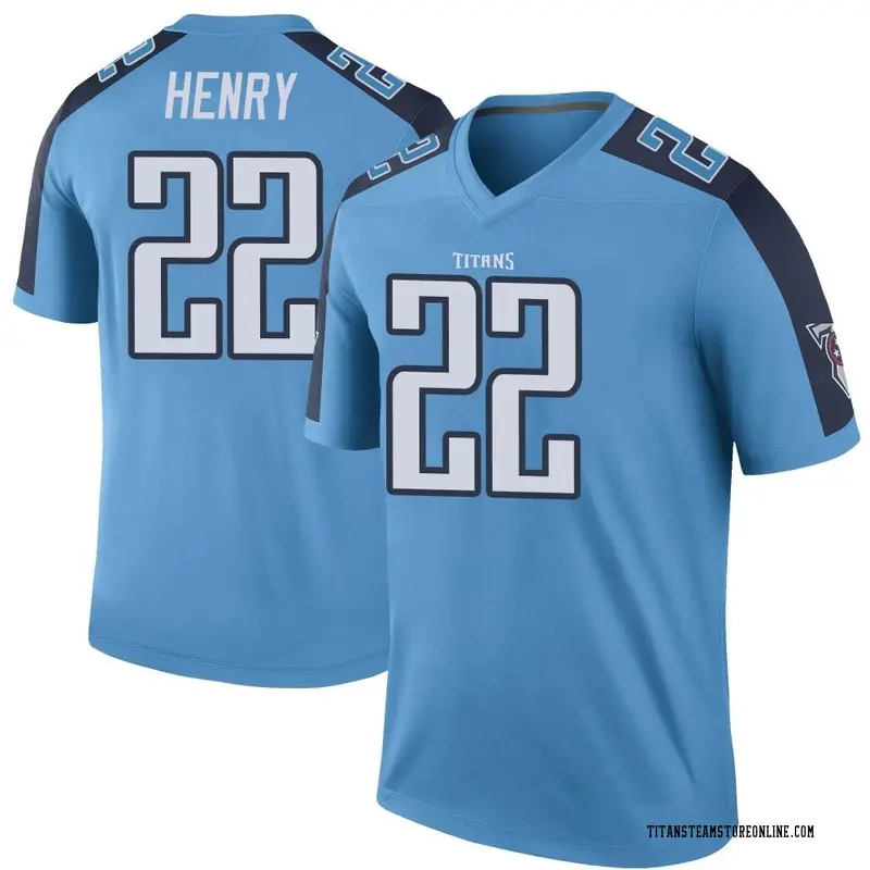 Men's Tennessee Titans Derrick Henry Light Blue Legend ...