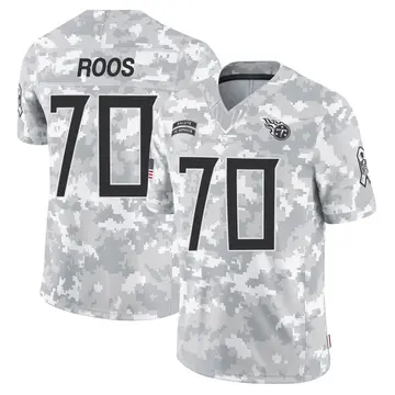 Men s Tennessee Titans Jordan Roos Gray Game Atmosphere Fashion Jersey By Nike