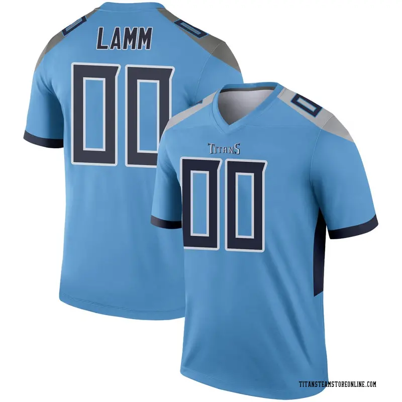 Men's Tennessee Titans Kendall Lamm Light Blue Legend Jersey