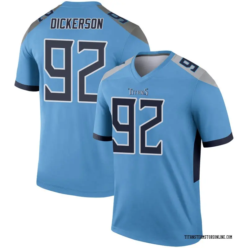 Men's Tennessee Titans Matt Dickerson Light Blue Legend Jersey