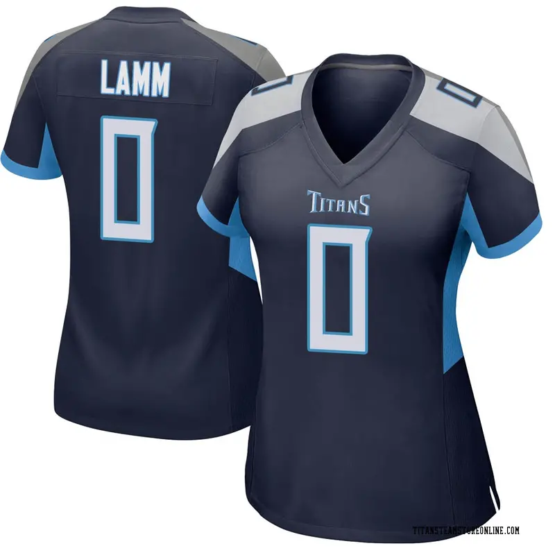 Women's Tennessee Titans Kendall Lamm Navy Game Jersey