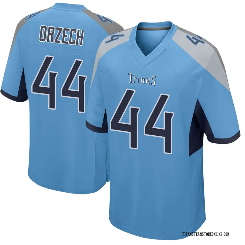 Youth Tennessee Titans Matthew Orzech Light Blue Game ...