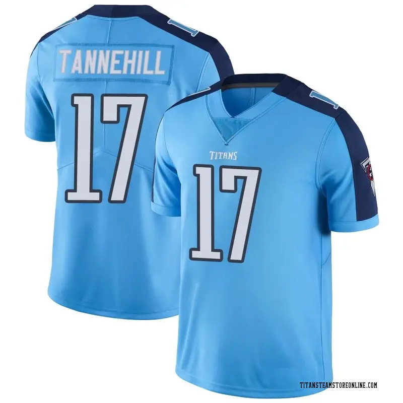 Youth Tennessee Titans Ryan Tannehill Light Blue Limited Color Rush Jersey
